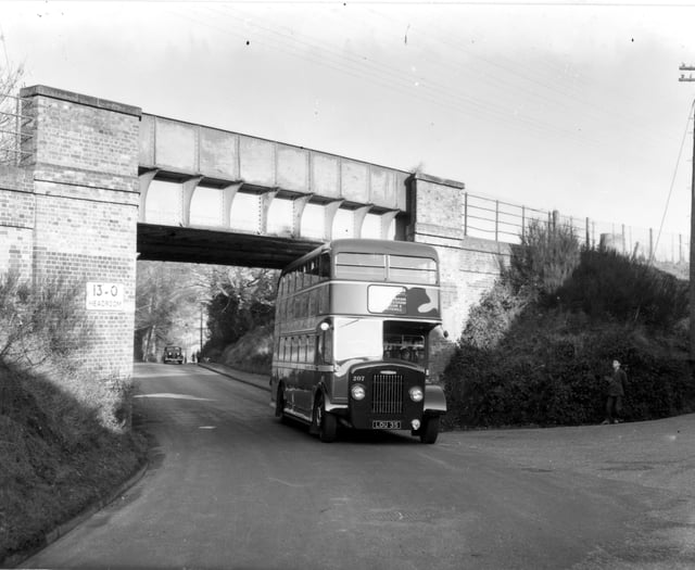 It’s true – road under Wrecclesham Railway bridge was lowered!