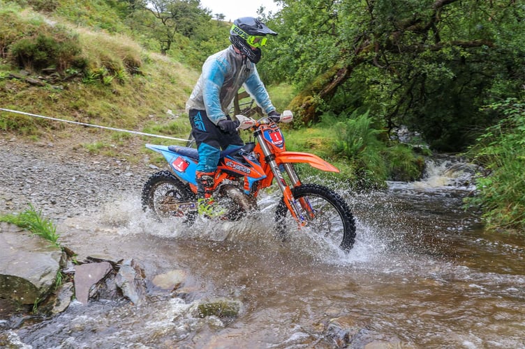 Runner up was Ifan Jones, of Pontrhydyfendigaid, on his KTM