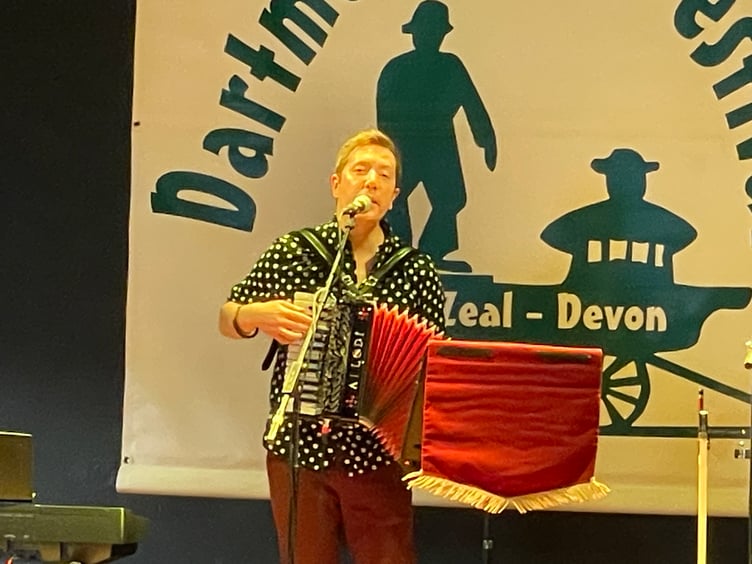Jim Causley on stage.  AQ 4110