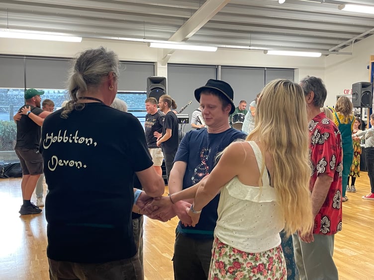 Dancing in one of the ceilidh's.  AQ 4115