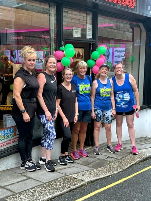The team at HBH Woolacotts held a 24 hour walkathon to support a local woman