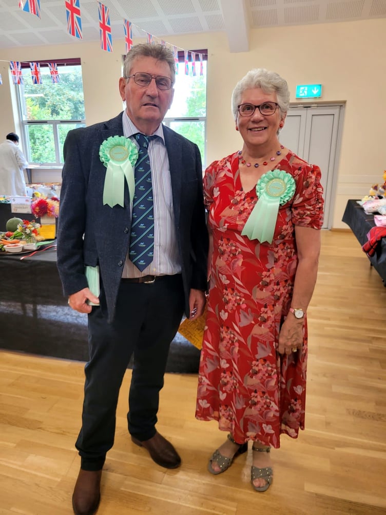 Show president Michael and Hillary Coombes