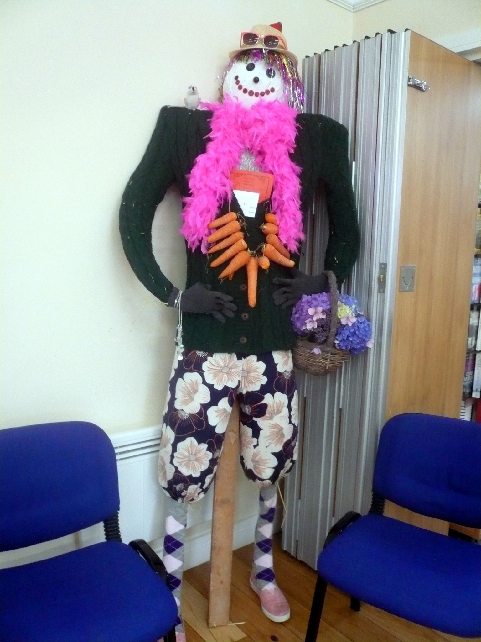 Best Scarecrow by Elsie and Ava Hick and family