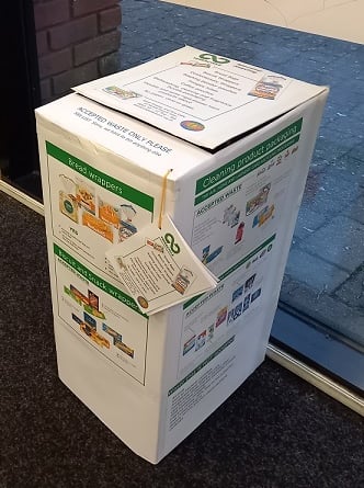 A Terracycle box at Alton Library