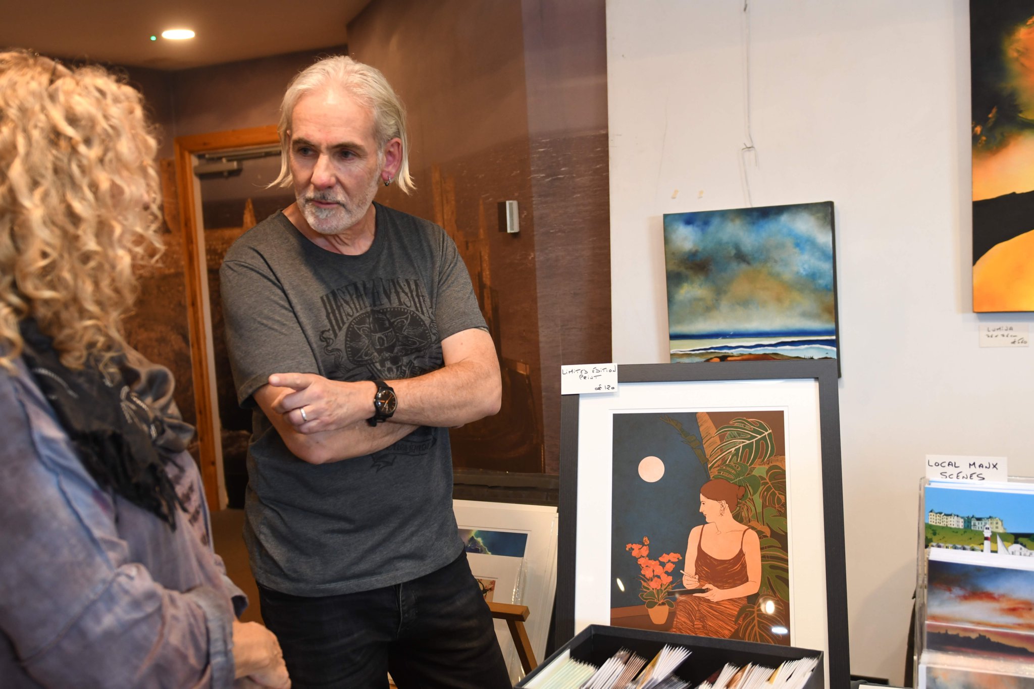 The second weekend of the 2023 Isle of Man Art Festival - artist Bruno Cavellec