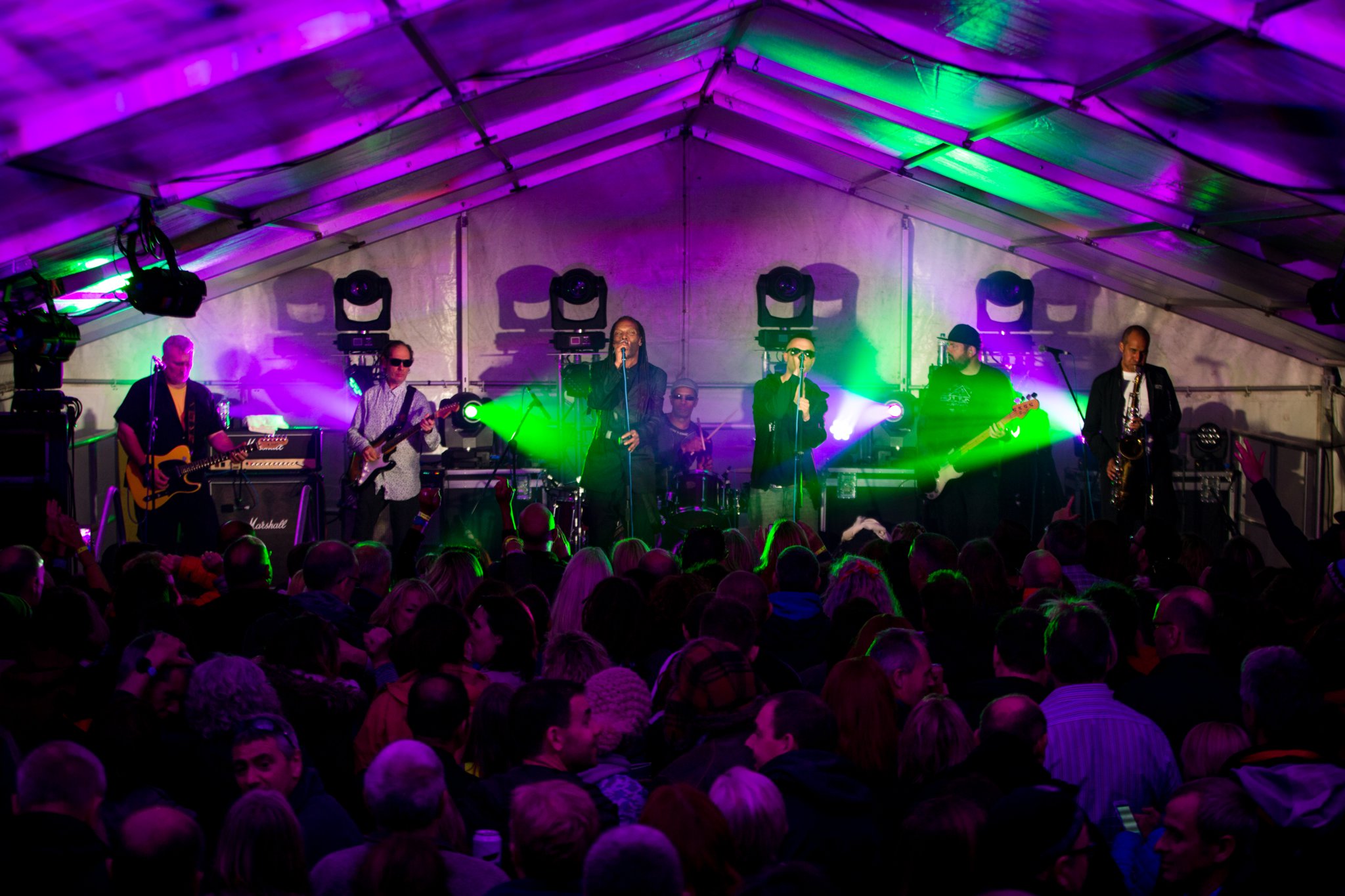 The Beat was one of the headline acts, alongside Dodgy, at the 2017 Deep South Festival held at Colby Football Club