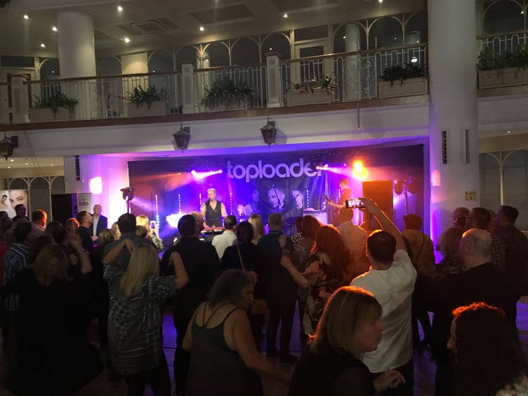 Toploader perform at a sold out concert at Tower House, in Douglas, in 2021