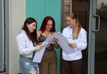 Happy faces as Teignmouth Community School celebrates A-Level results