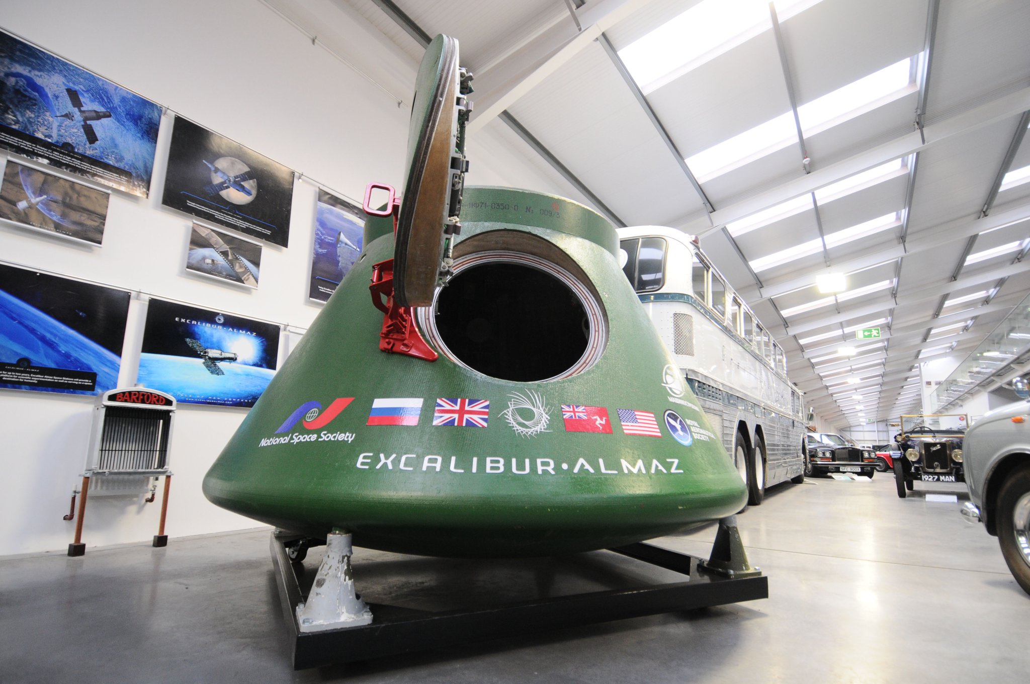 Isle of Man Motor Museum - the Excalibur Almaz space capsule