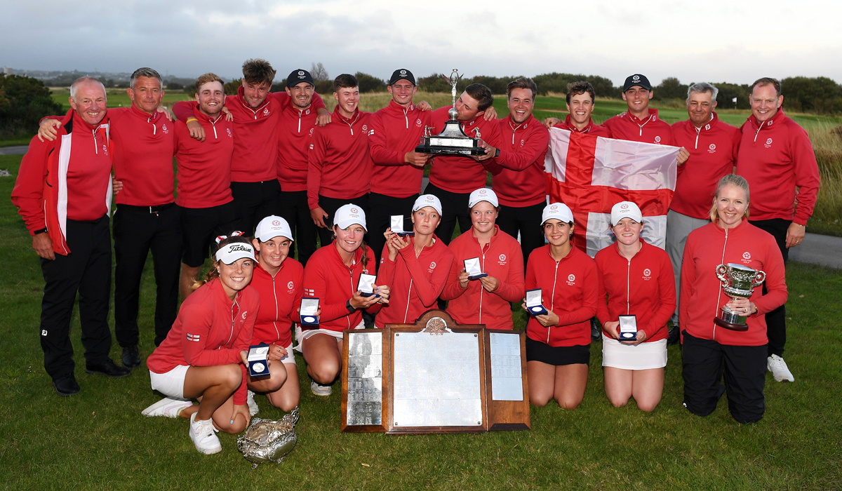 Farnham golfer Lottie Woad helps England claim memorable treble in the Home Internationals