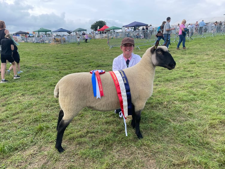 The Champion sheep.