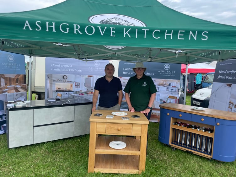 Ashgrove Kitchens stand at the Show. AQ 3970