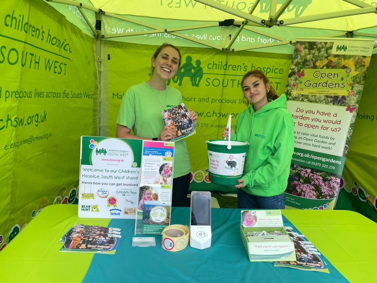 The charity Children’s Hospice South West had a stand. AQ 3975