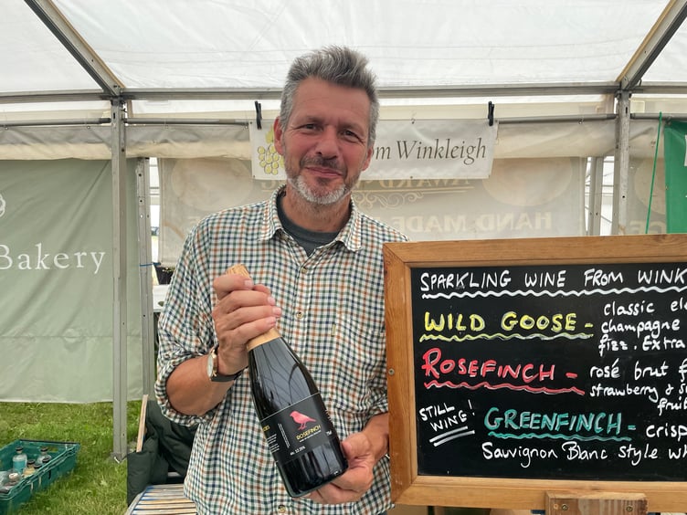 Toby McKinnel from Wine from Winkleigh. AQ 4030