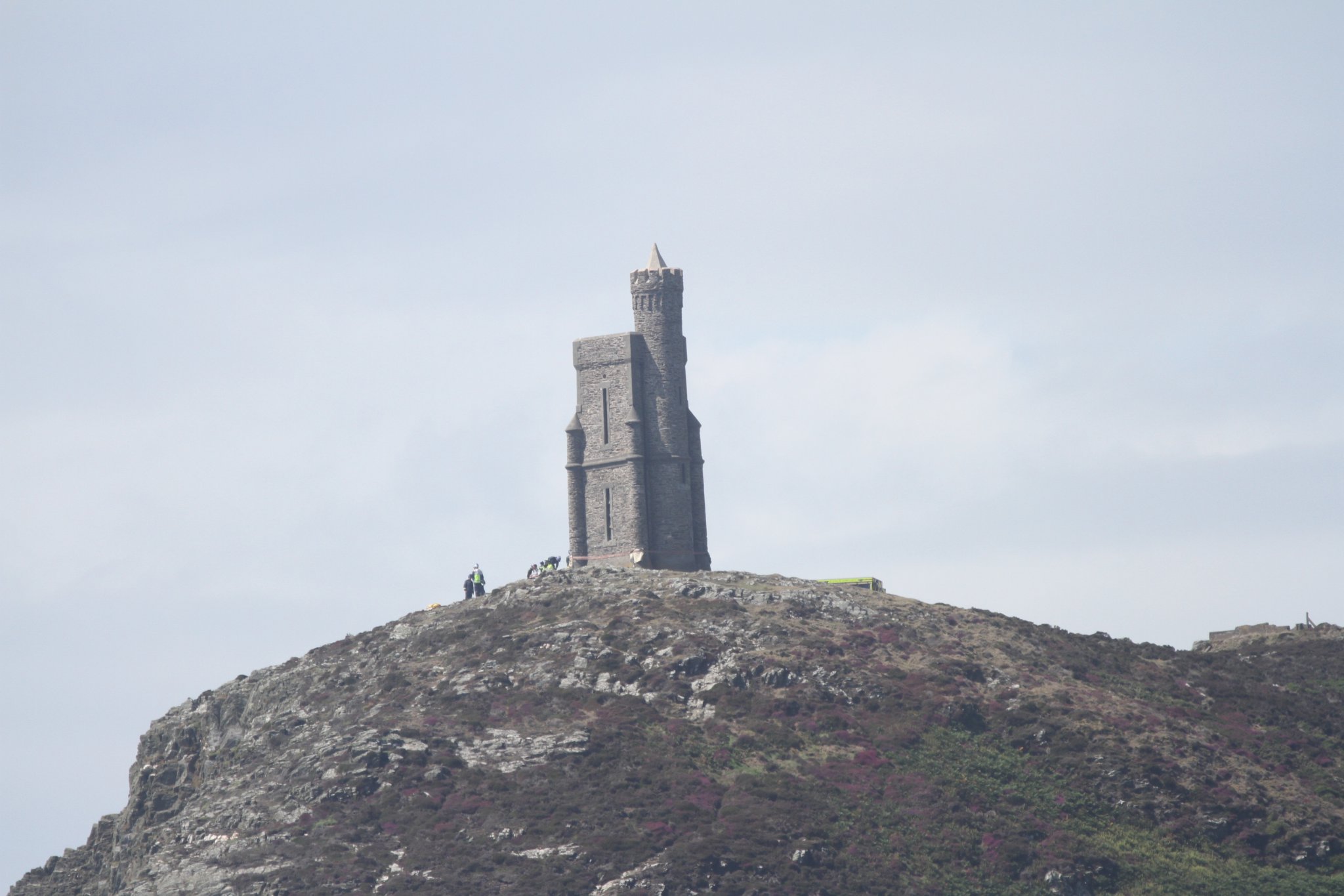 Photos in the aftermath of the aircraft crash on Bradda Head JOHN MADDRELL