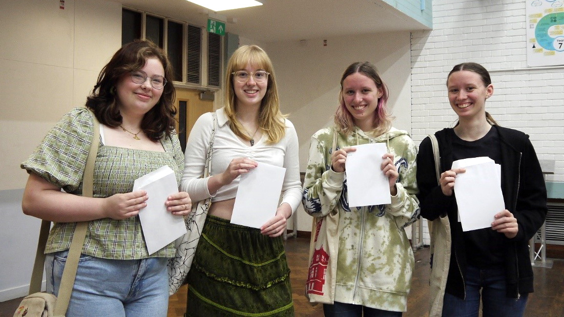 Erin, Freya, Abi and Lauren