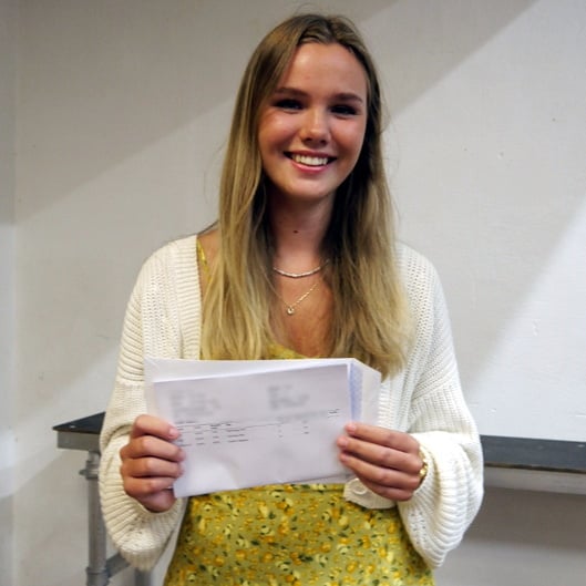 India Leslie got A*, A, A