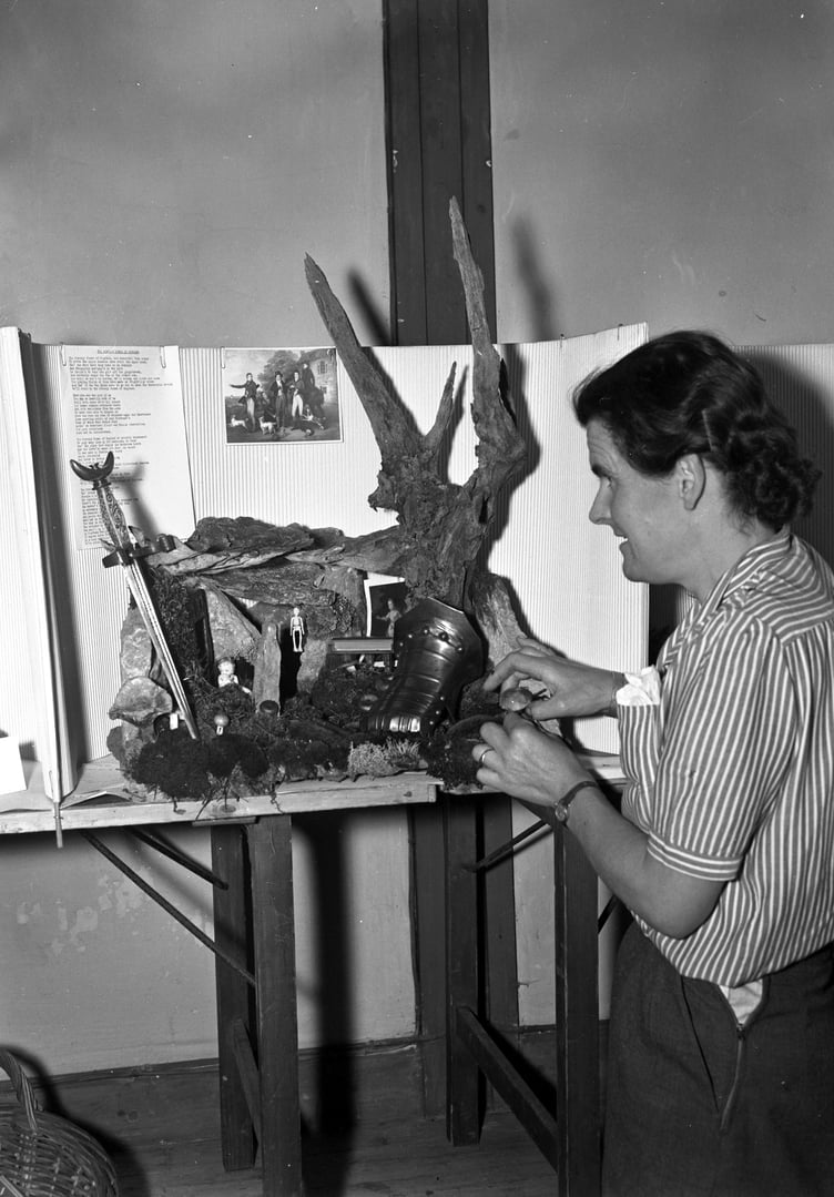 An extravagant display at the 1958 autumn show