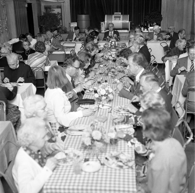 The then-Frensham Horticultural and Produce Society’s first President’s Supper in 1978