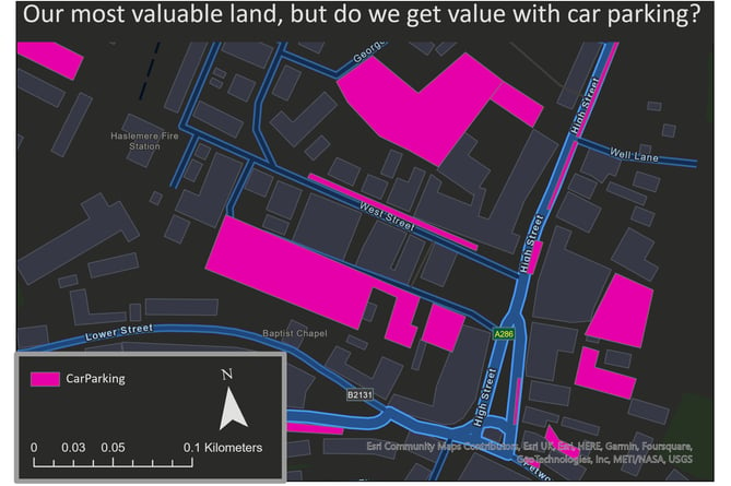 Just think what we could do with all the land taken up by car parks...