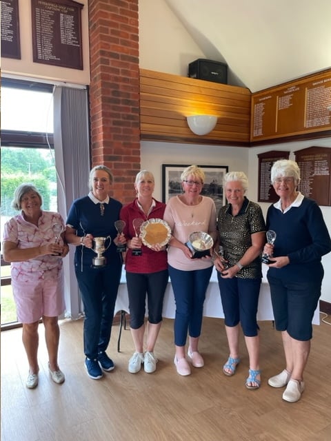 LEFT TO RIGHT: Lynda Hine, Sarah Gibson, Lesley Eaton, Pauline Smith, Jennifer Eaton and Jenny Smith