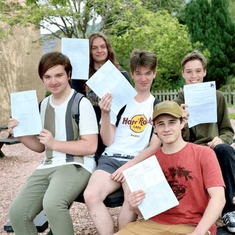 L to R, Jim Edwards, Max Treharne, Laurence Masters, Ben Witt and Archie Jones.
