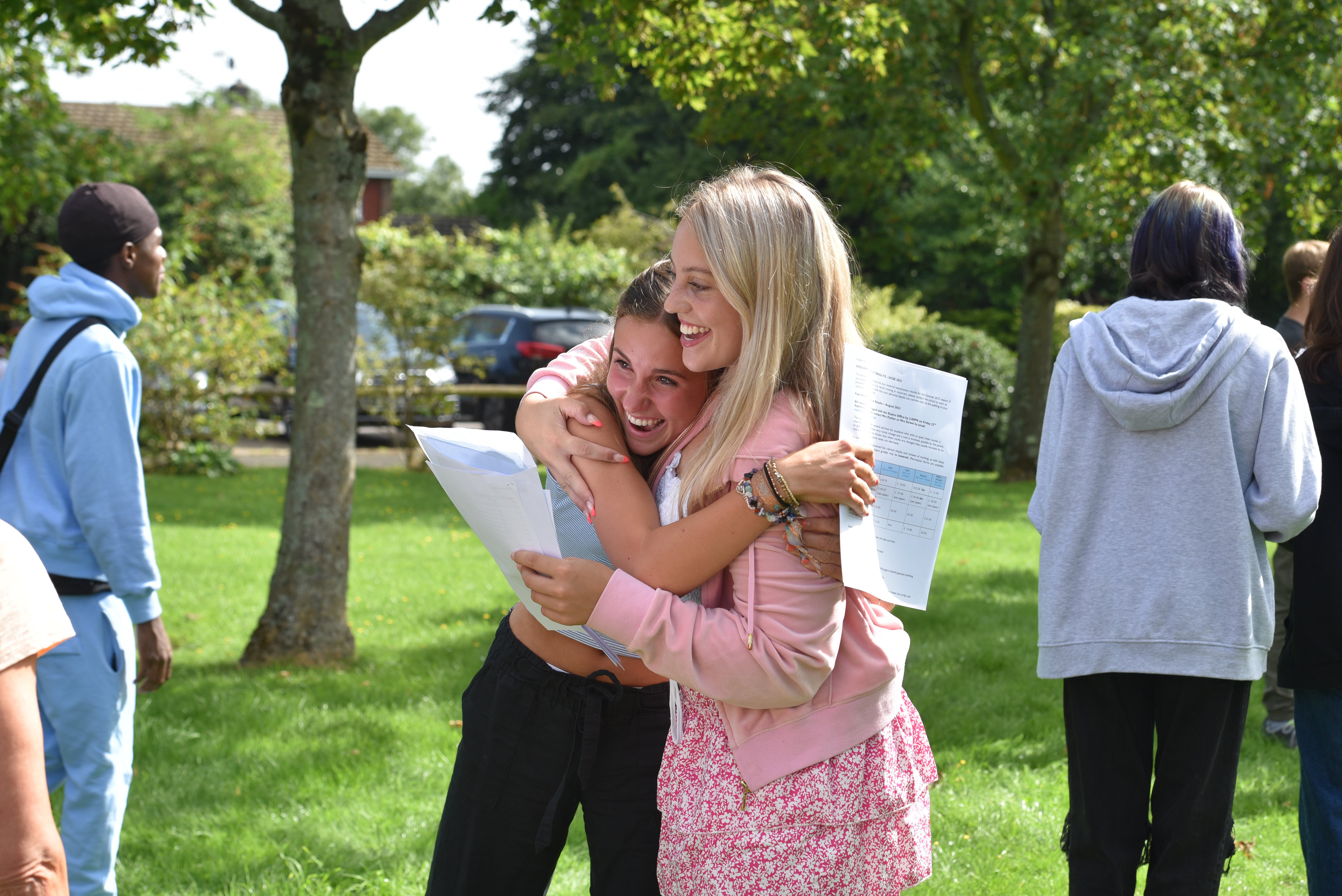 Eggar's School in Alton delighted so many pupils got top GCSE grades ...