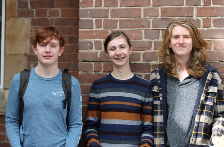 Ned Osborne, Isaac Olsson and Euan Ripper