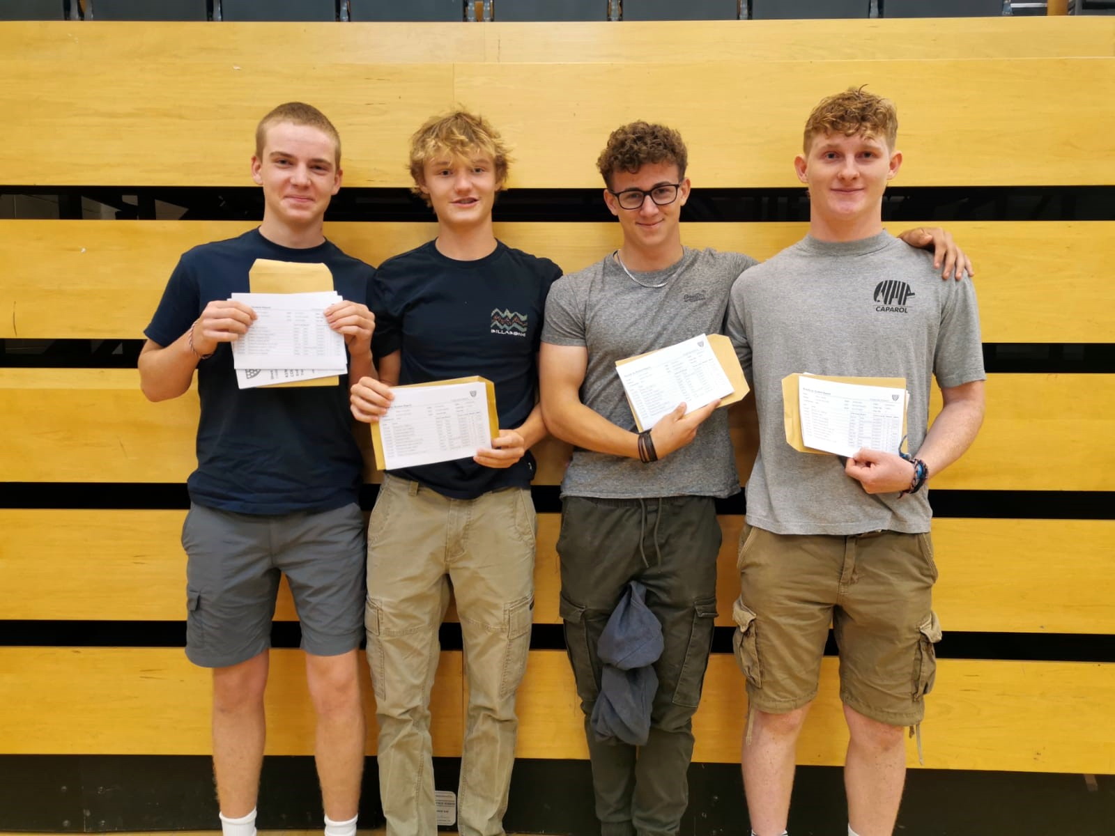 The GCSE students at Kingsbridge Community College have much to celebrate this week following a very successful results day.
Picture: KCC