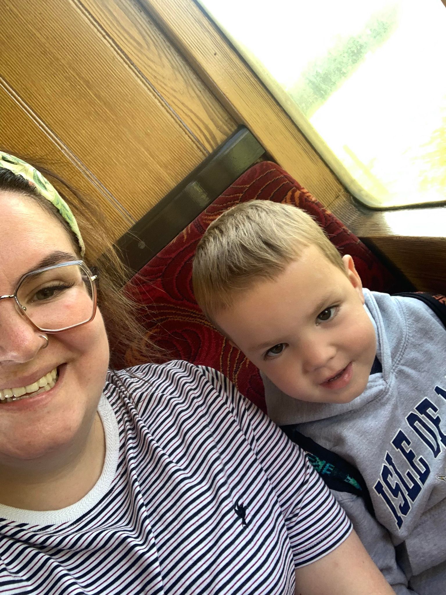Victoria McGowan and her two year old son, Harry