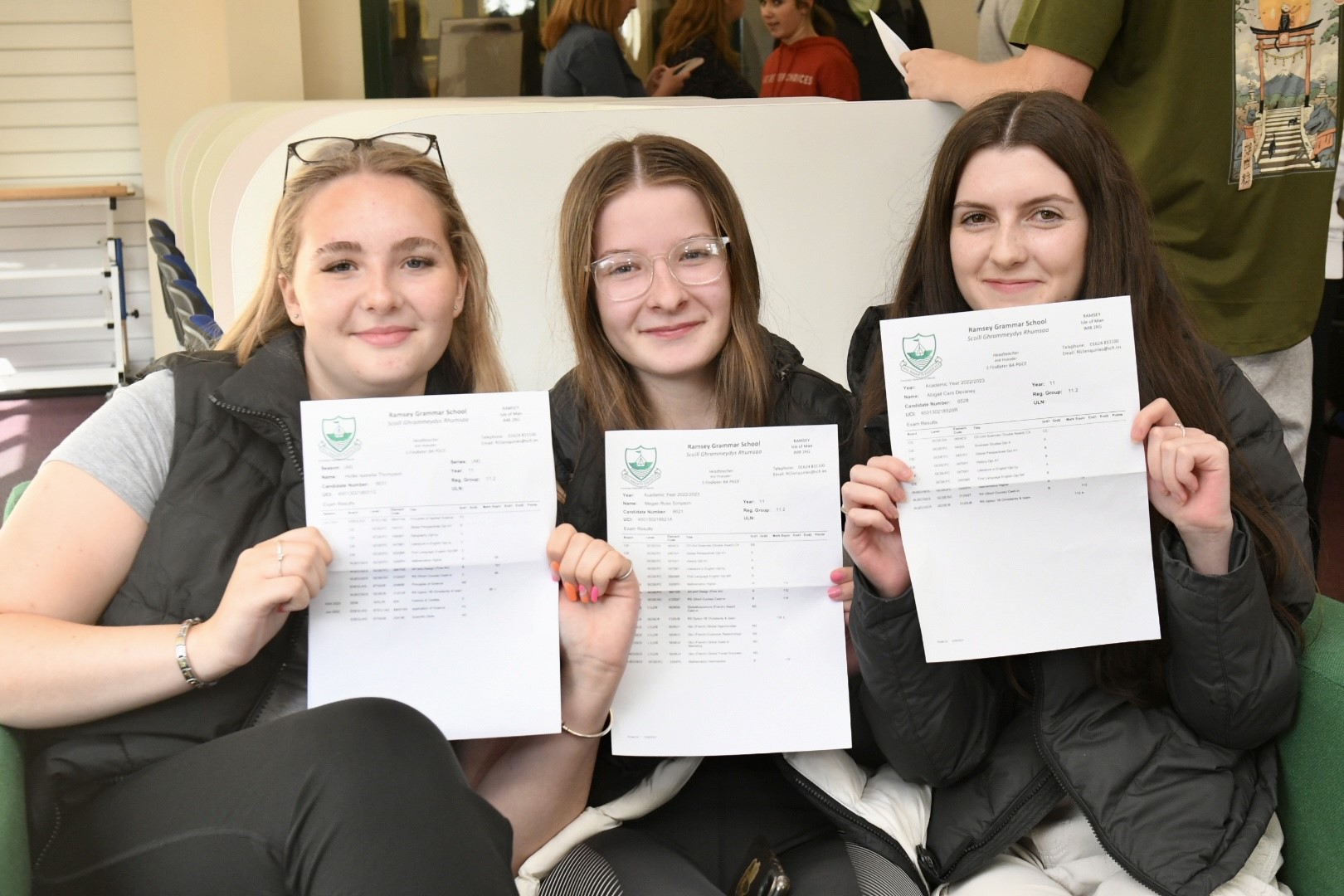 Hollie Thompson, Megan Simpson and Abie Devaney