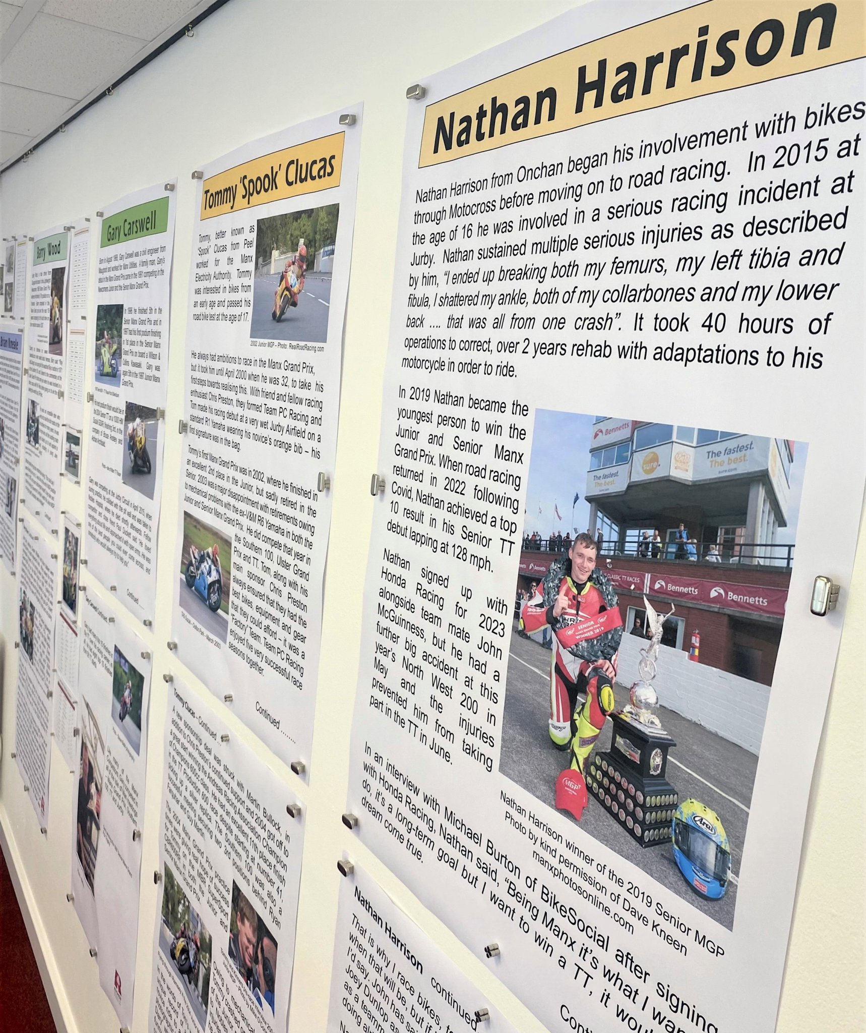 The exhibition at Rushen Heritage Trust