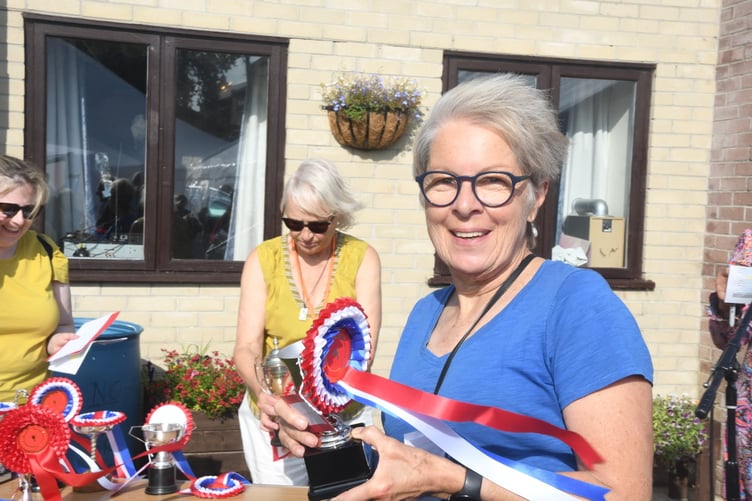 Julia Brindley won the Aunty Mabel Award for handicraft
