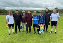 Gunnislake football legend commemorated at testimonial match