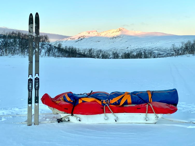 Sam Cox from Devon will attempt a world record-breaking solo unsupported crossing of Antarctica. Picture: Frozen Dagger (25-7-23)