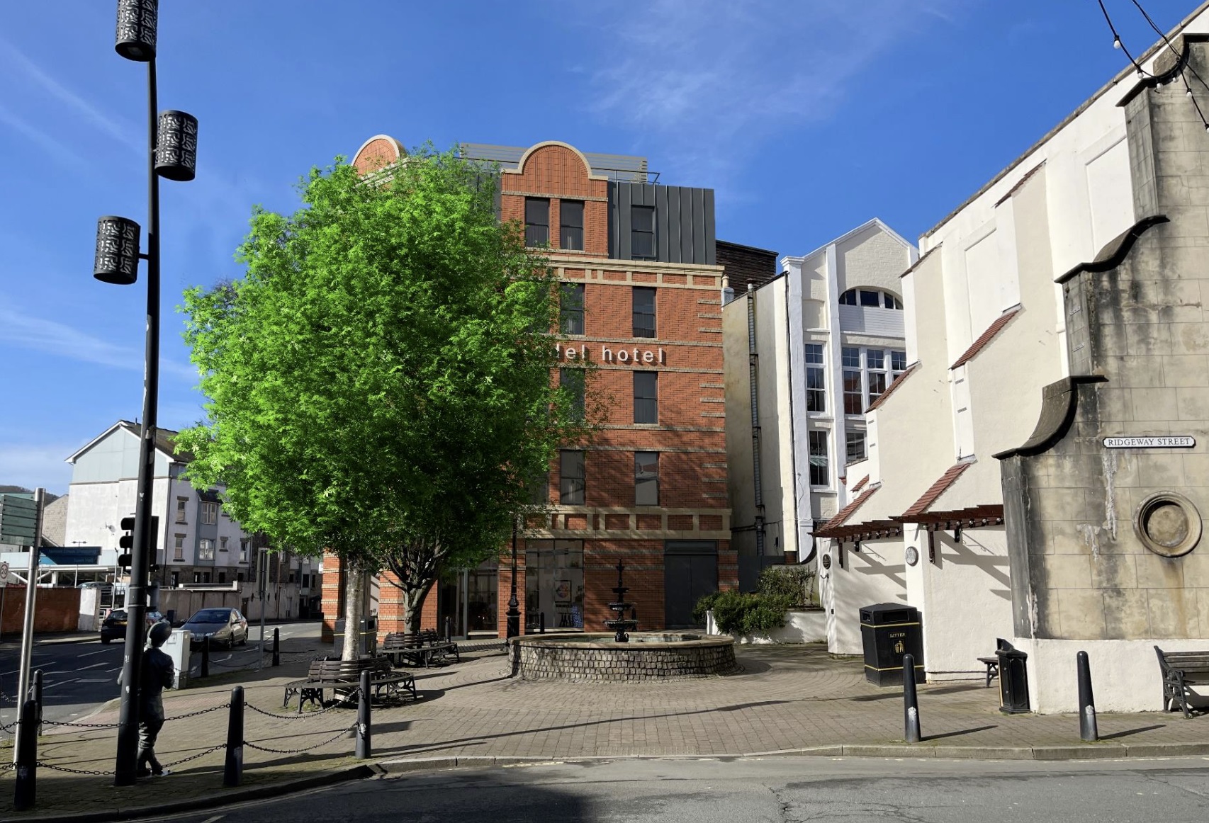 An artist’s impression of the Citadel Hotel