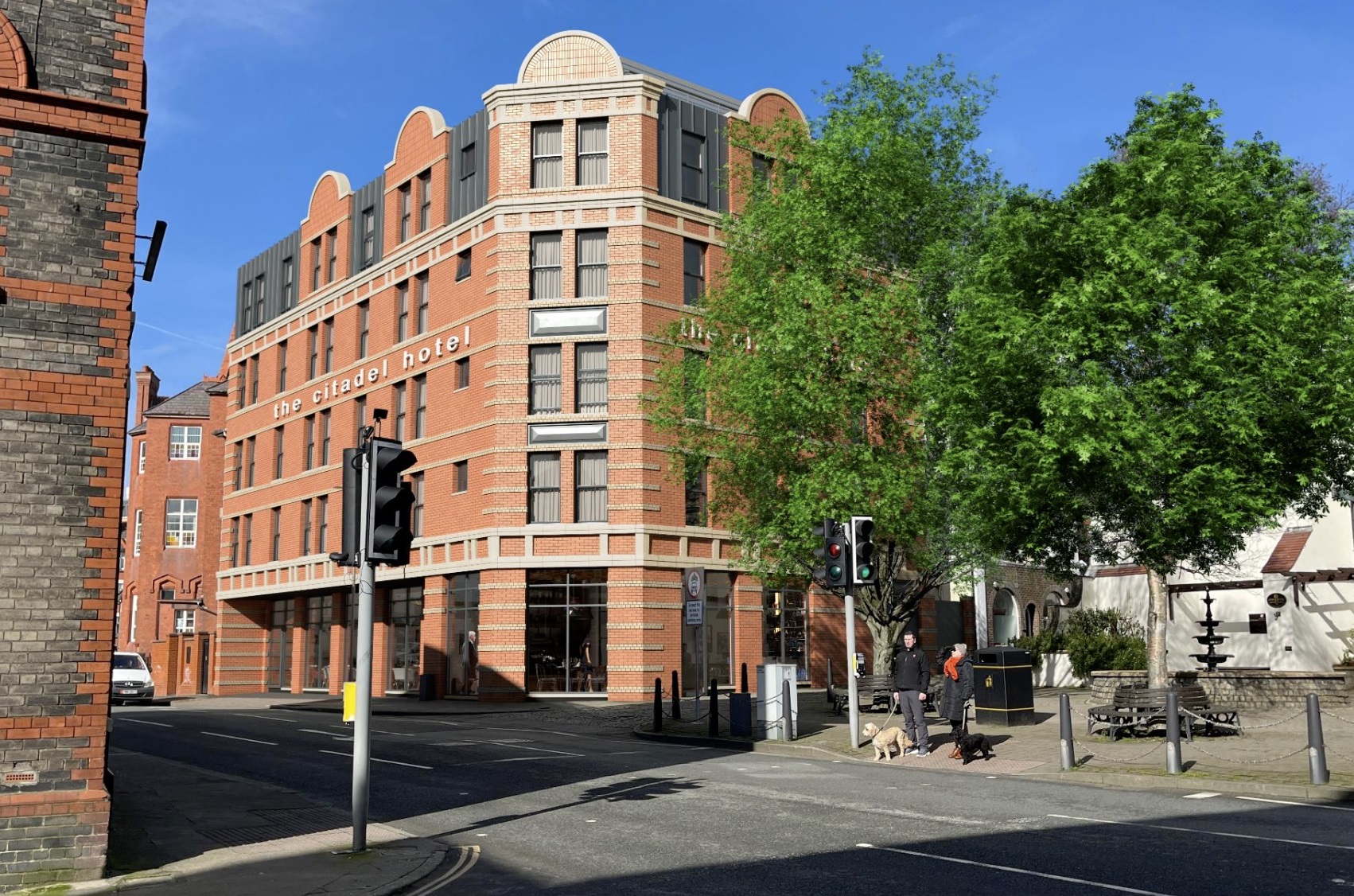 An artist’s impression of the Citadel Hotel