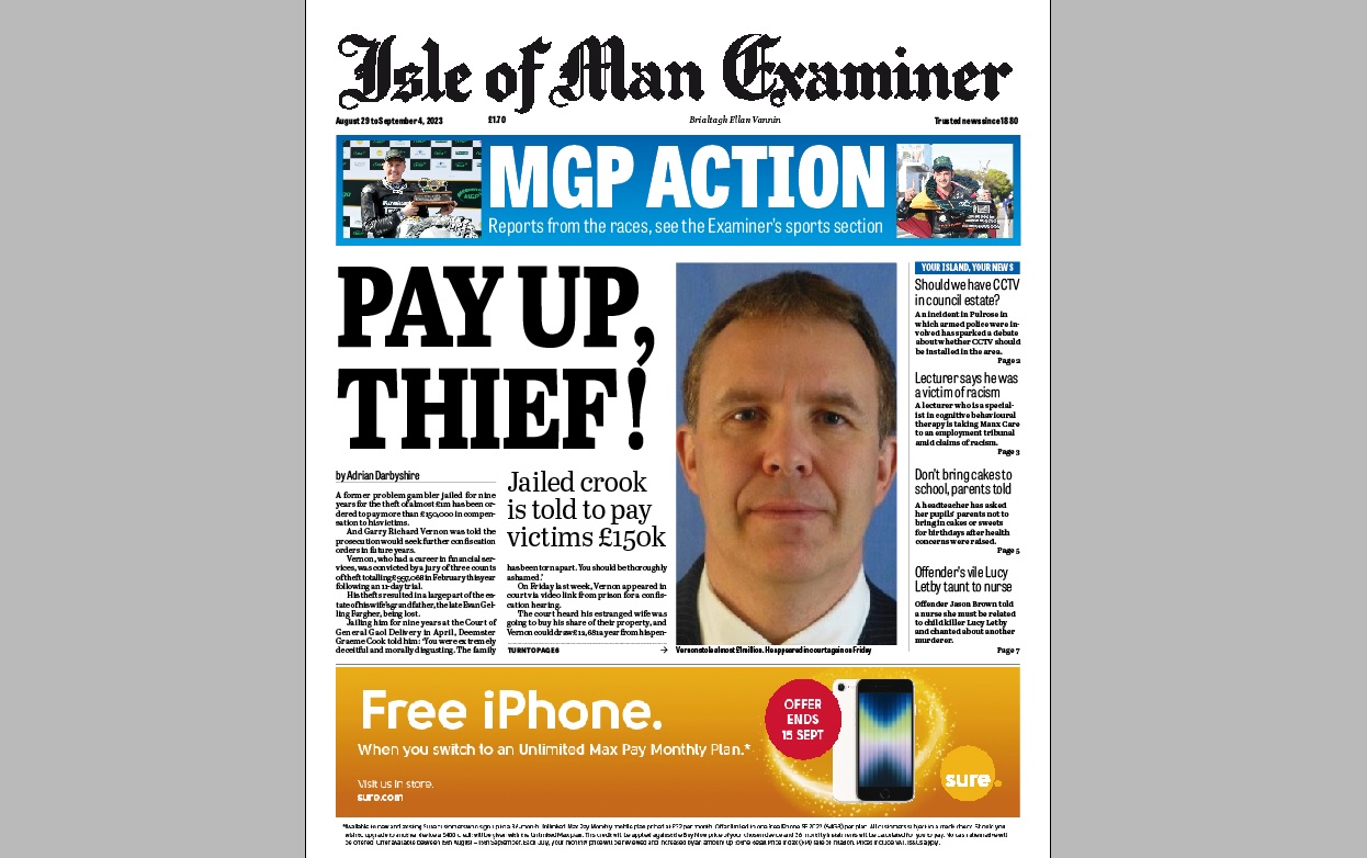 Isle of Man Examiner, August 29, 2023