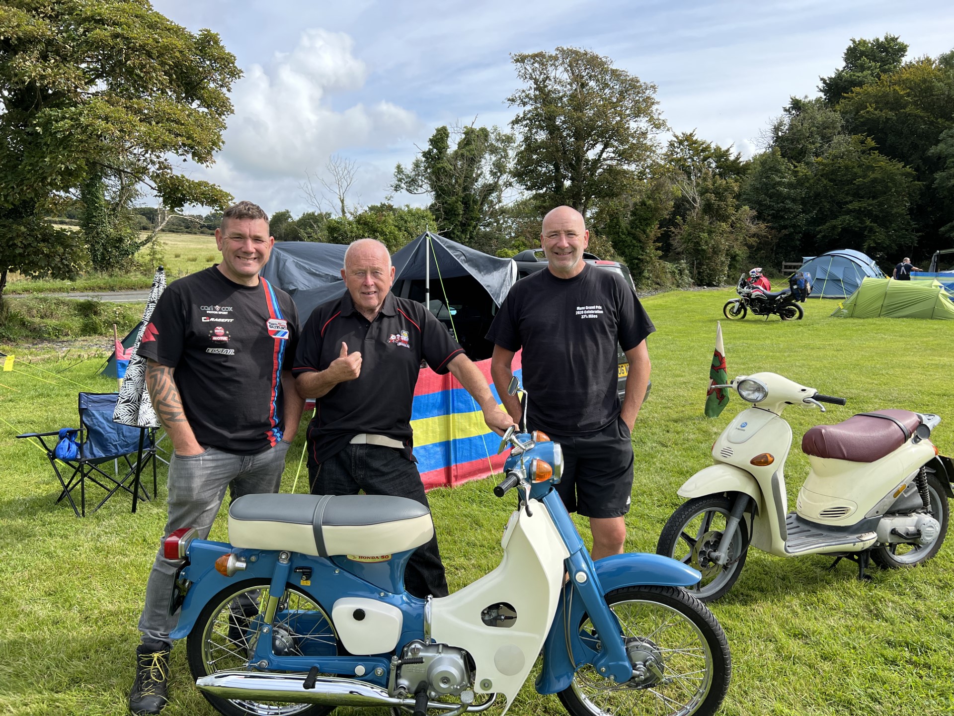 Rick Whittaker, Steve Green and Jimmy Aspinall