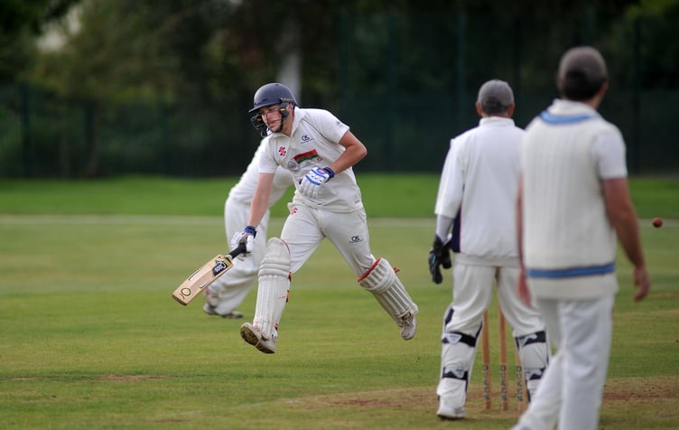 Devon Cricket League D Division West. Chelston & Kingskerswell versus South Devon. C&K's Jacob Keany