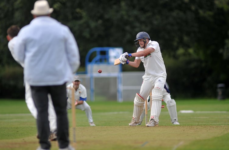 Devon Cricket League D Division West. Chelston & Kingskerswell versus South Devon. C&K's Jacob Keany