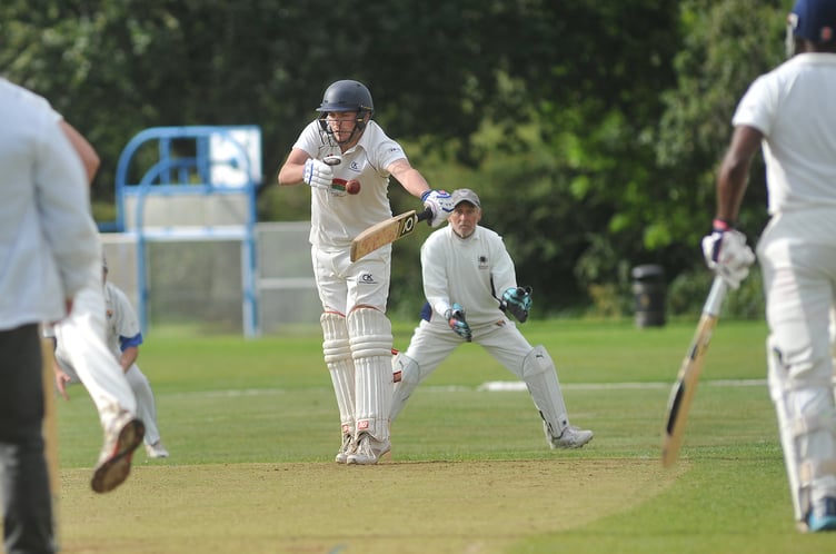 Devon Cricket League D Division West. Chelston & Kingskerswell versus South Devon. C&K's Jacob Keany