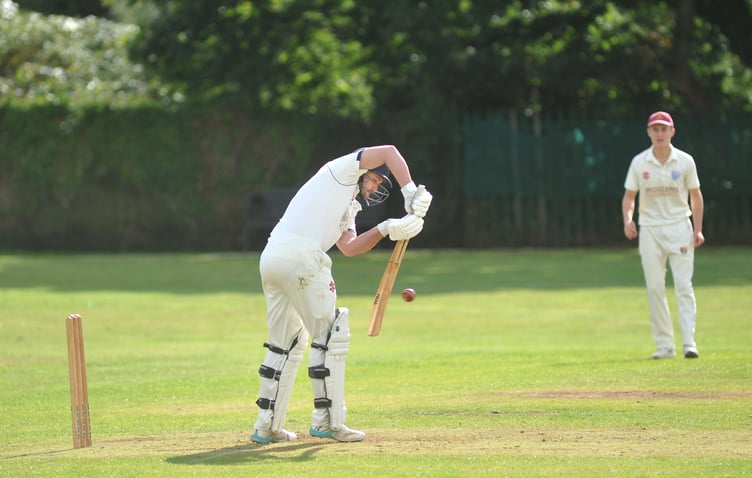 Devon Cricket League D Division West. Chelston & Kingskerswell versus South Devon. C&K's Ollie McManus