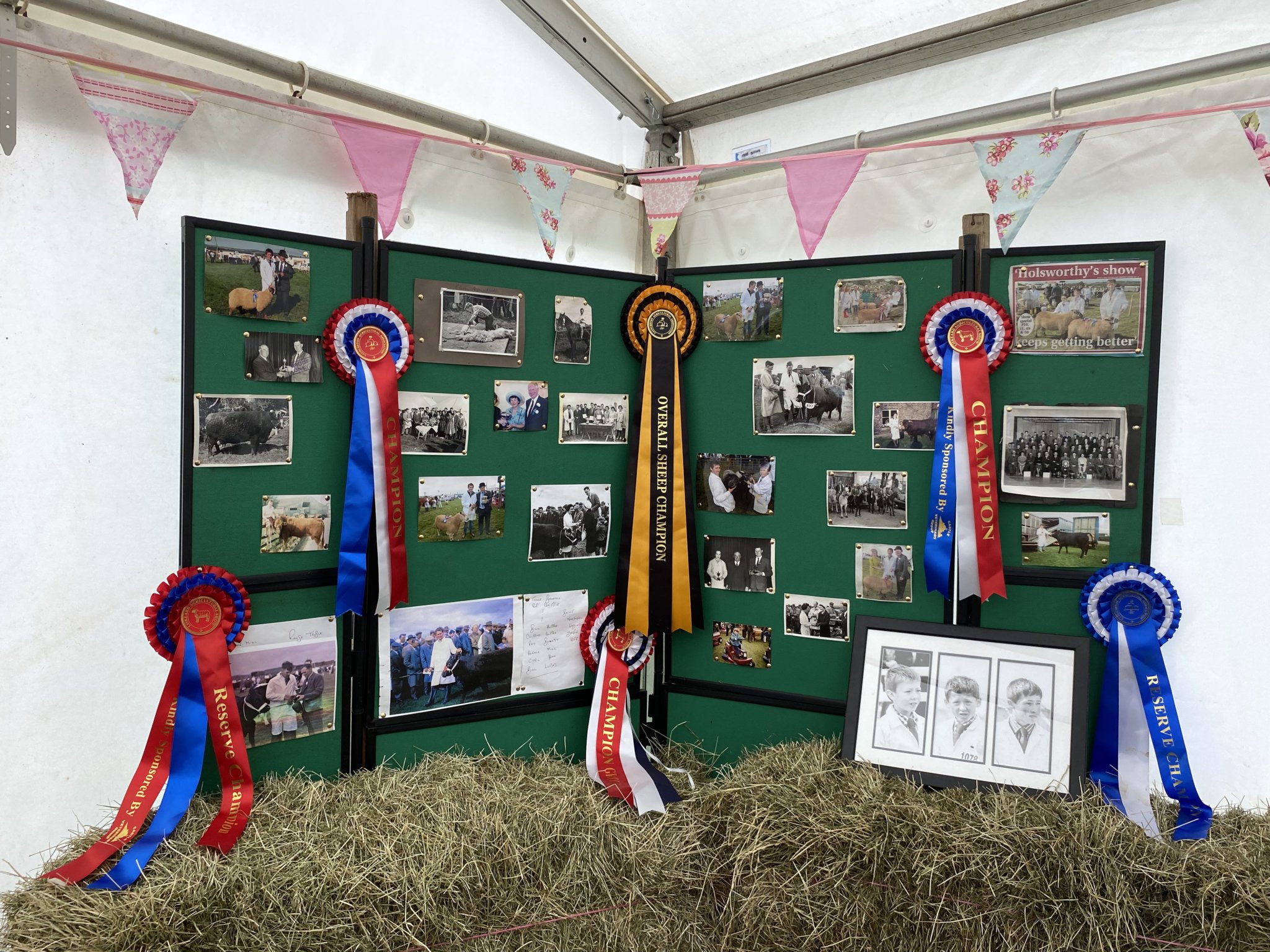Inside the special show marquee visitors could learn about the history of the show