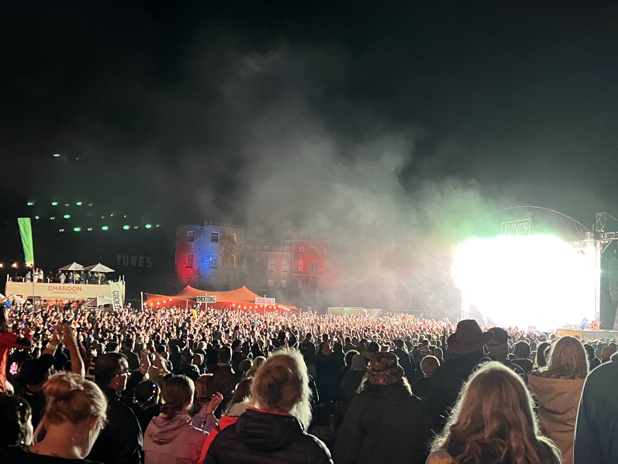 The Kaiser Chiefs performing on the main stage