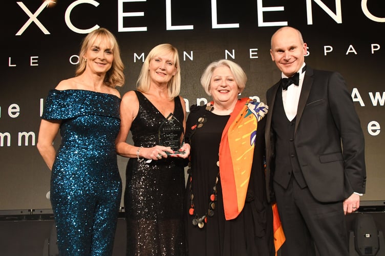 The 2022 Awards for Excellence presented by Media Isle of Man - Hospice Isle of Man, winner of the Isle of Man Energy Award for Community Initiative of the Year