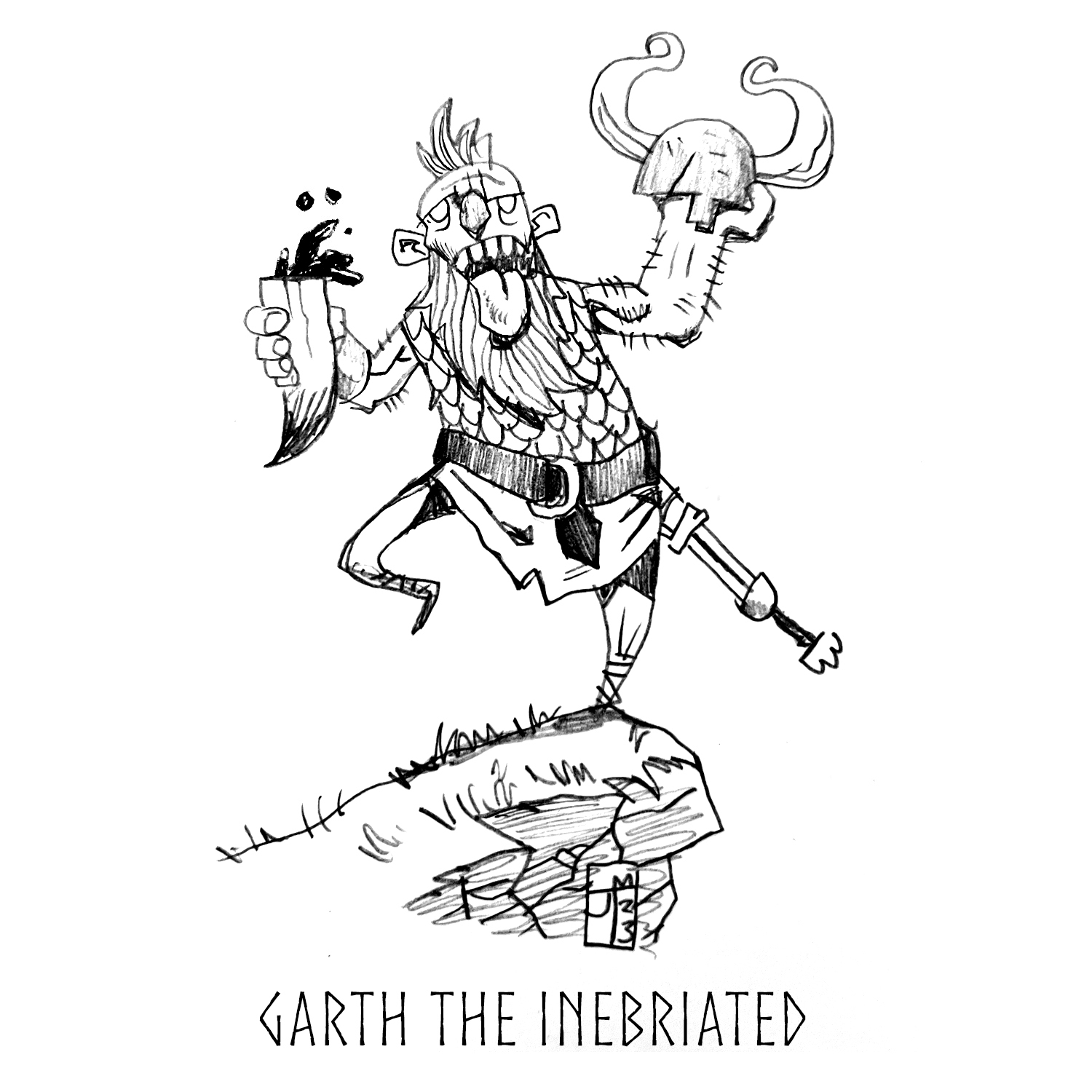 Garth The Inebriated by Juan Moore