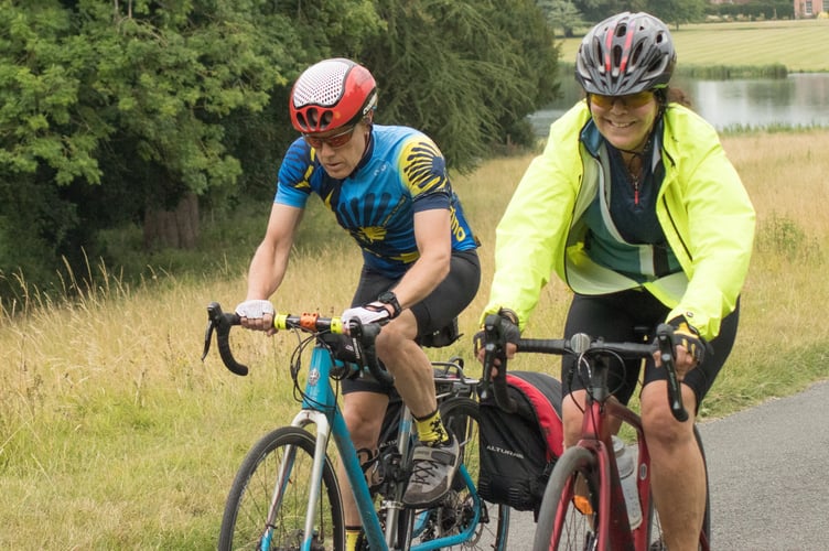 The audax raised funds for Brainstrust