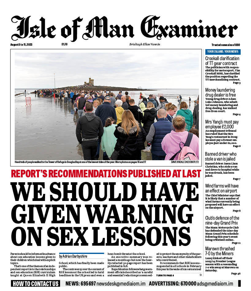 Isle of Man Examiner, September 5, 2023