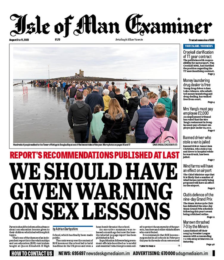 Isle of Man Examiner, September 5, 2023